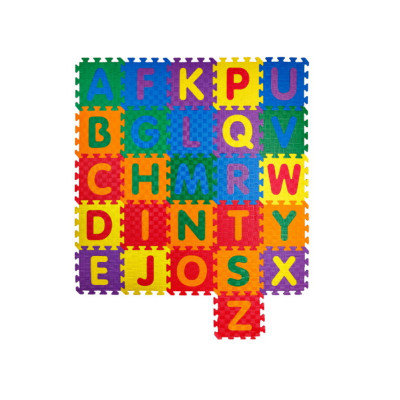 Дитячий килимок алфавіт 26 пазлів 30*30*12 мм