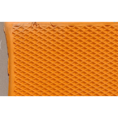 Материал для изготовления автоковриков (EVA листовой) ОРАНЖЕВЫЙ РОМБ  100х150 см толщина 10 мм