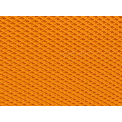Матеріал для виготовлення автокилимків (EVA листовий) ОРАНЖЕВИЙ РОМБ 100х150 см товщина 10 мм