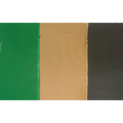 Матеріал для виготовлення автокилимків (EVA листовий) БІЖОВИЙ РОМБ 100х150 см товщина 10 мм