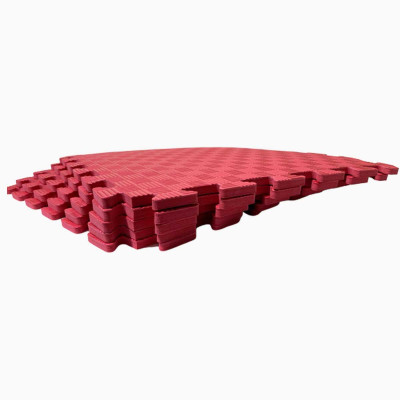 “Игроленд BIG” детский коврик пазл 100х100x1.2см. красный