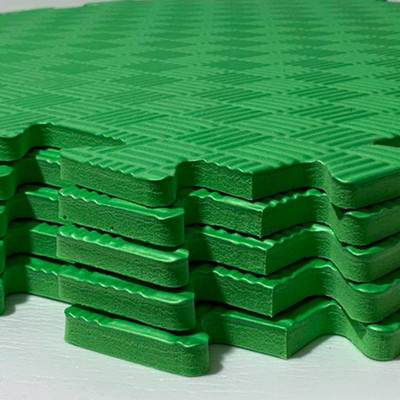 “Игроленд BIG” детский коврик пазл 100х100x1.2см. зеленый
